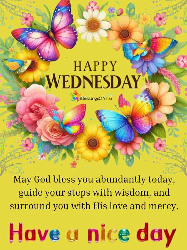 Top 120+ Wednesday Blessings, Images, Quotes and Prayers