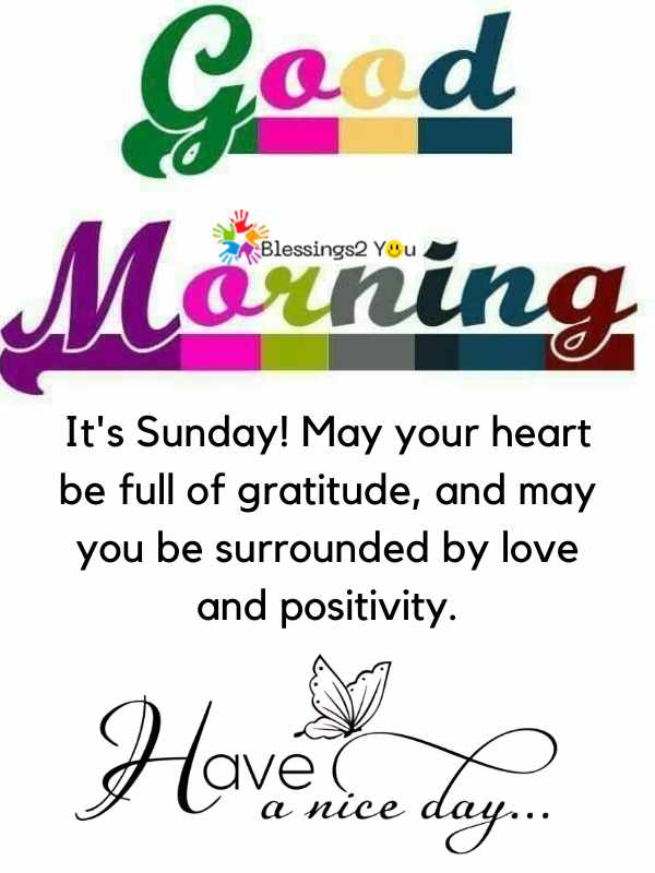 Beautiful Sunday morning Greeting. Have a nice day.