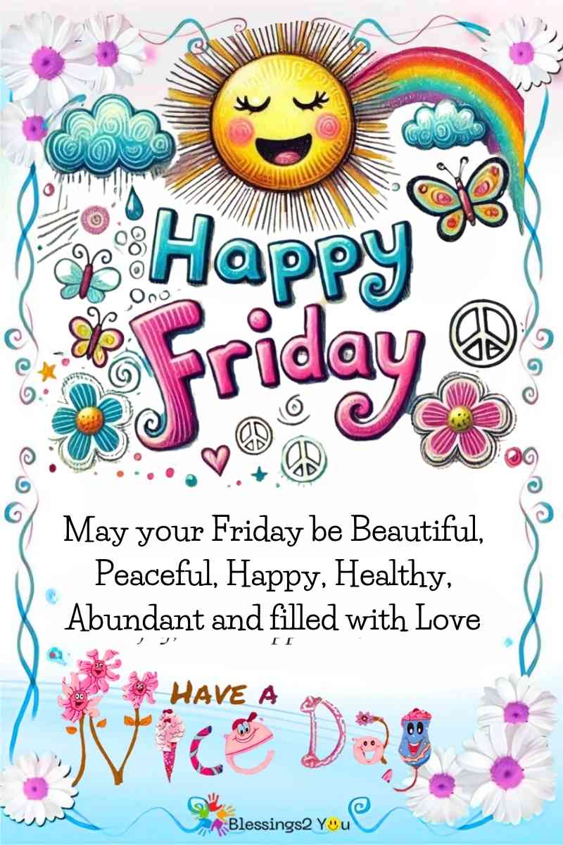 Happy Friday Blessings Image