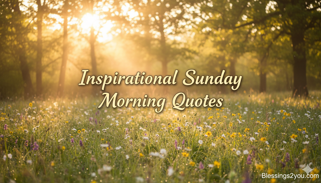 Best 250+ Powerful Inspirational Sunday Morning Blessings Quotes 2026
