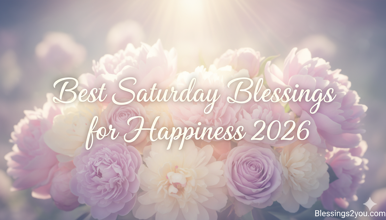 Best 300+ Saturday Blessings Images for Peace & Happiness 2026