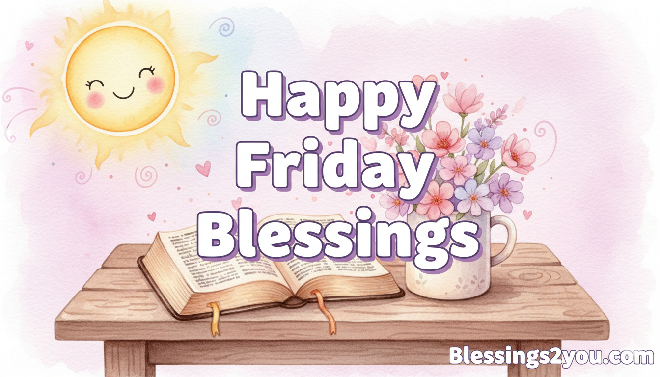 Best 400+ Cute & Inspiring Friday Blessings and Prayers Images 2026