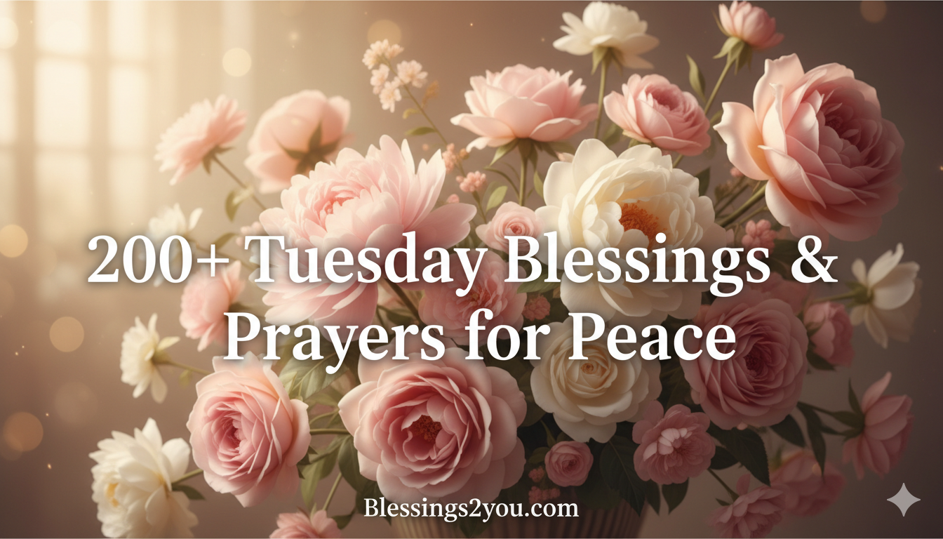 Best 200+ Tuesday Blessings and Prayers Images for Peace 2026