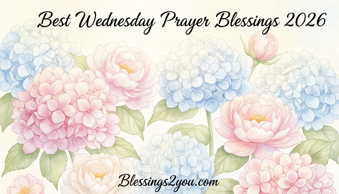 Best 300+ Prayer Wednesday Blessings to Uplift Your Midweek Soul 2026