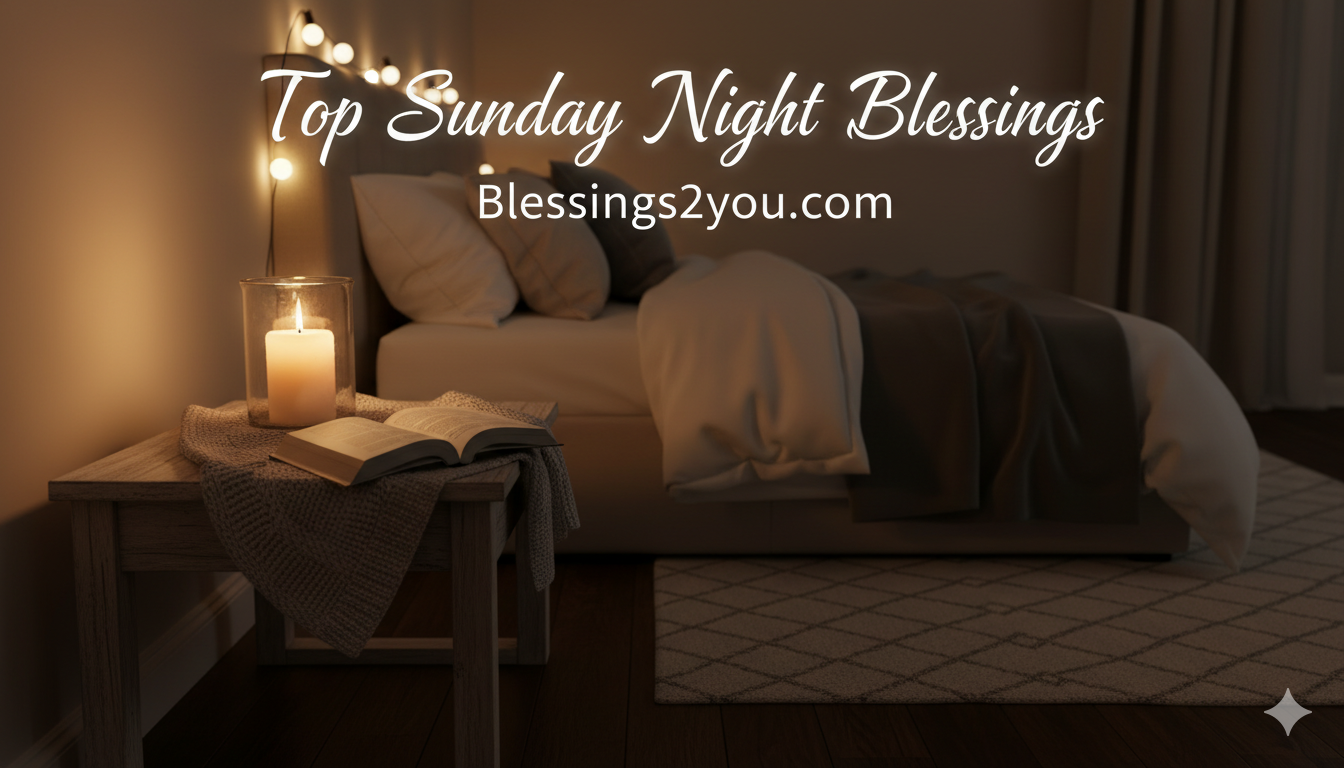 Top 300+ Sunday Night Blessings for Calm & Gratitude 2026