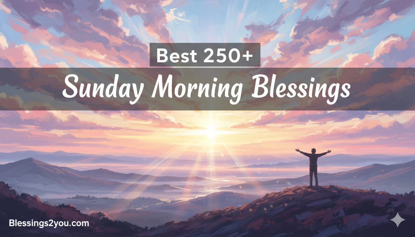 Best 250+ Powerful Inspirational Good Morning Sunday Blessings 2026