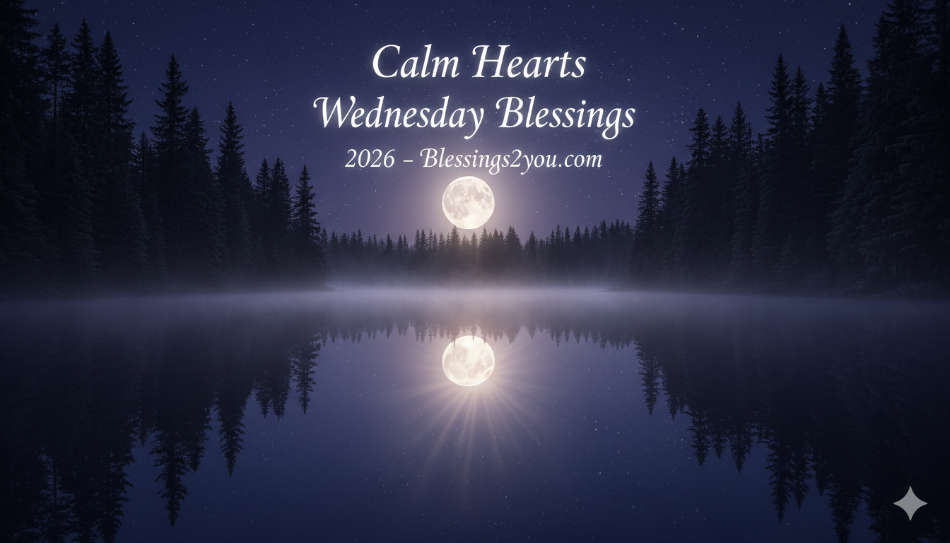 Best 400+ Uplifting Wednesday Night Blessings for Calm Hearts 2026
